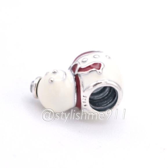 PANDORA Retired Happy Snowman Charm - 791406ENMX - Picture 6 of 10